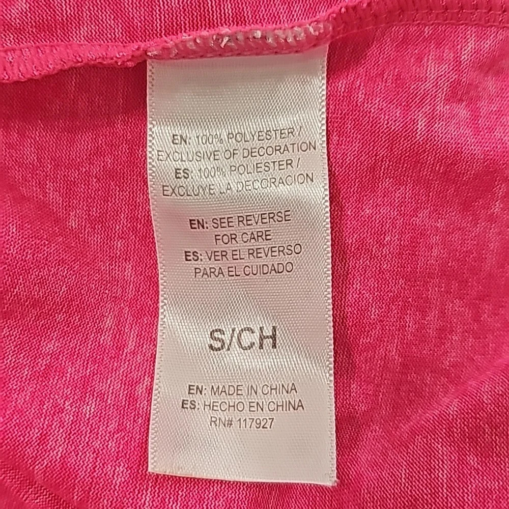 REEBOK "Finish Reebok Strong" Racerback Tank Pink Size S - Picture 9 of 9